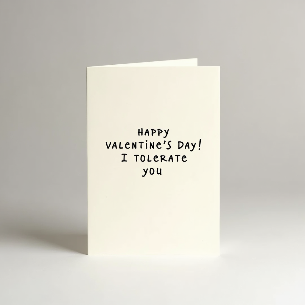 Happy Valentine's Day! I Tolerate You