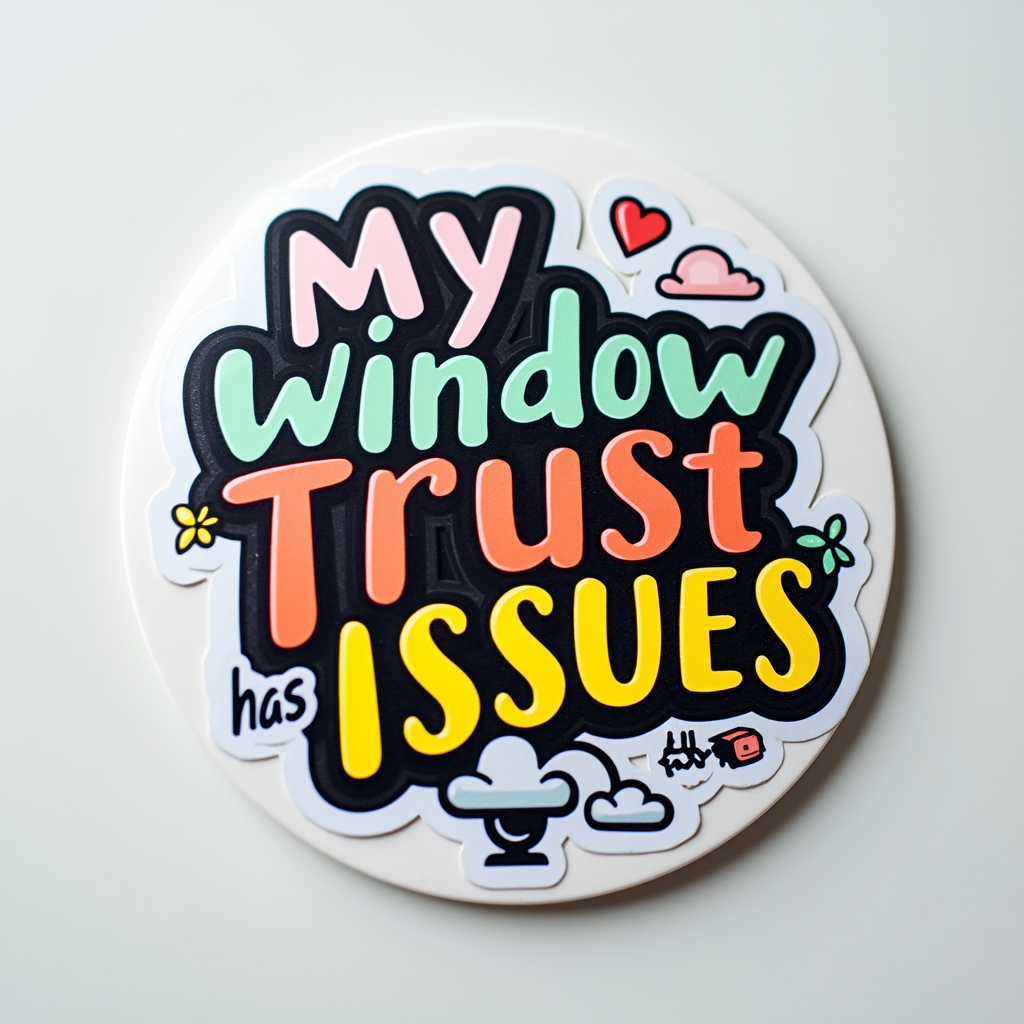 My window has trust issues