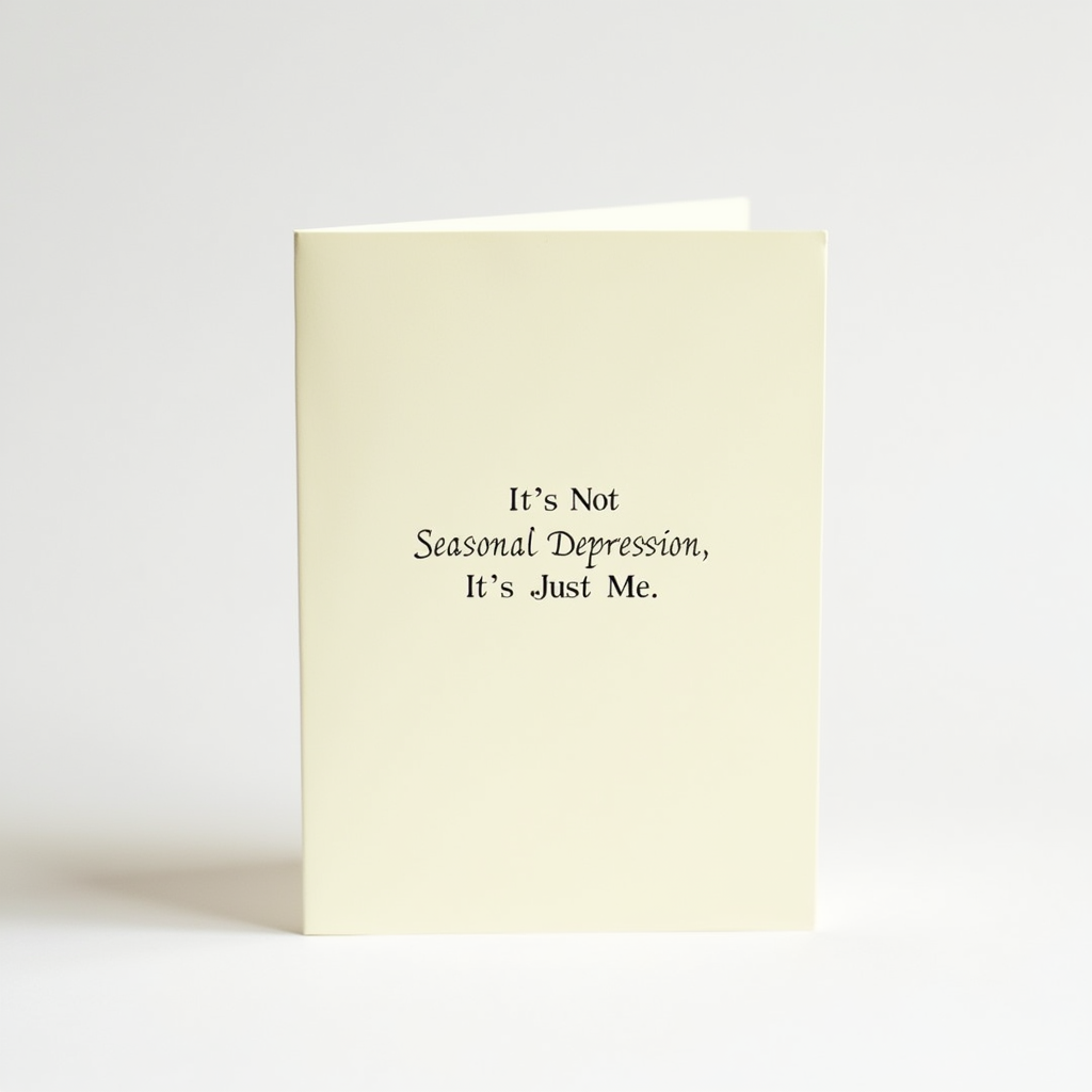 It's Not Seasonal Depression, It's Just Me