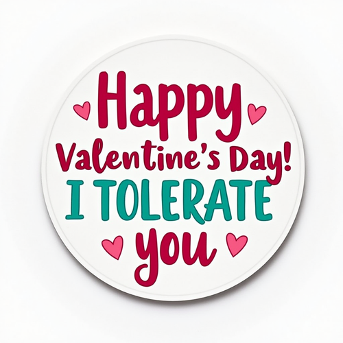 Happy Valentine's Day! I Tolerate You