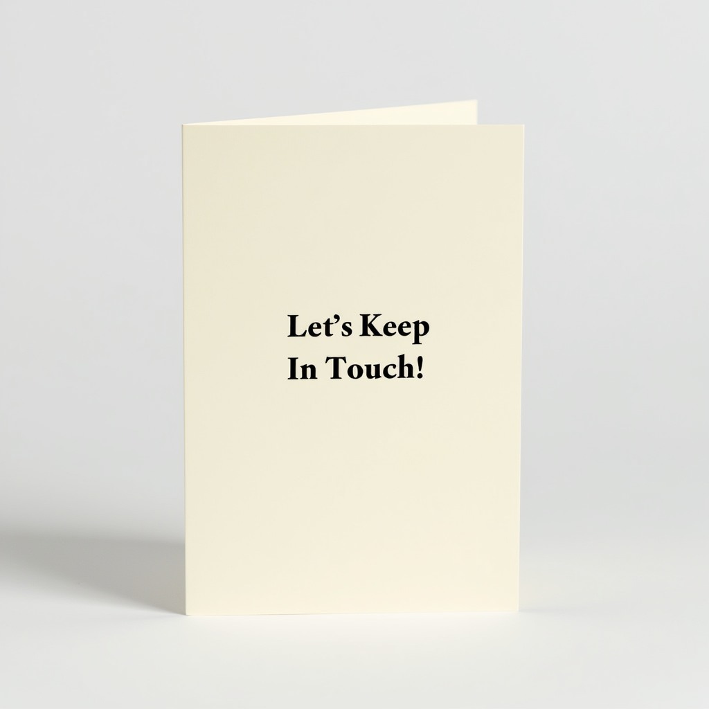 Let's Keep In Touch!