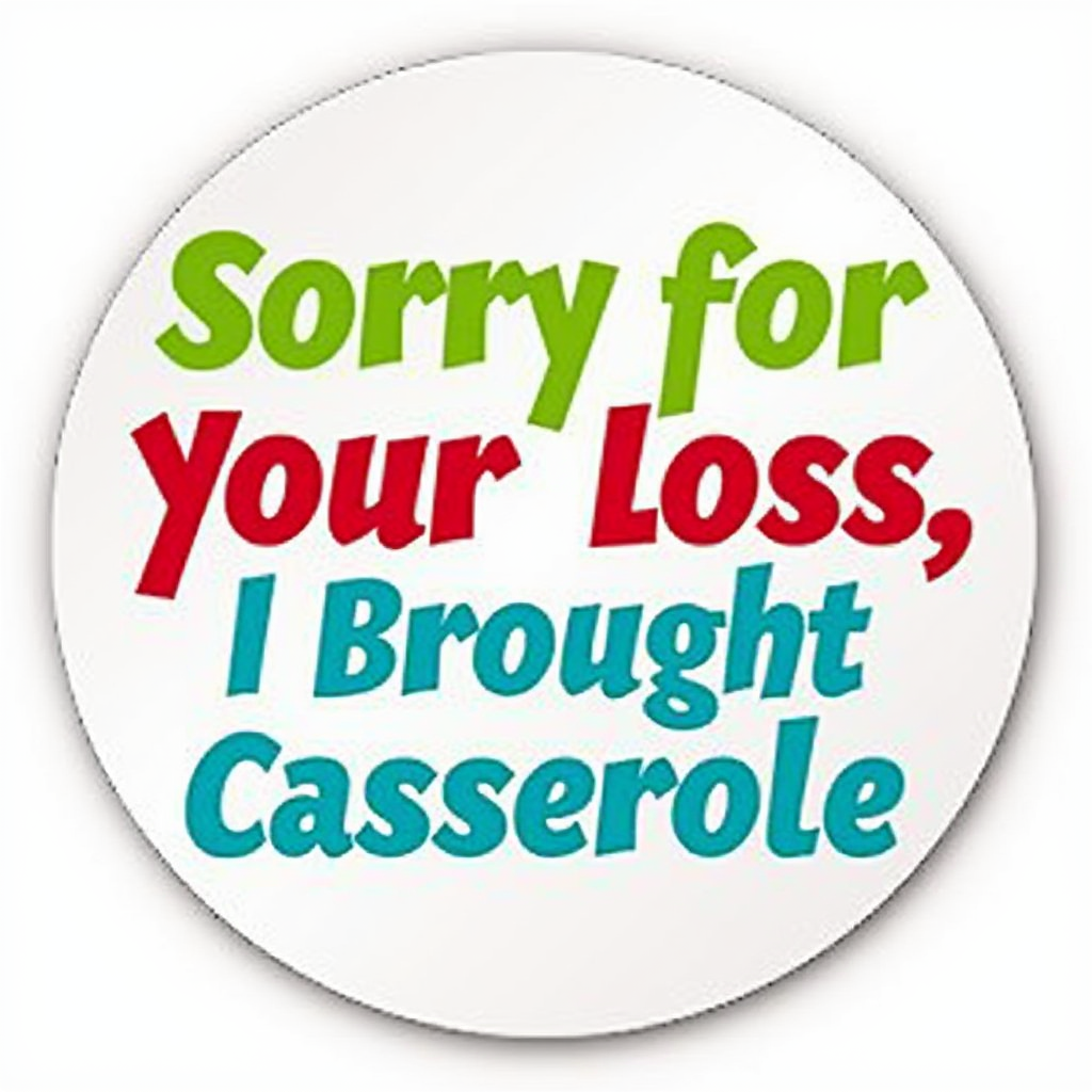 Sorry for Your Loss. I Brought Casserole